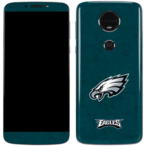 NFL Philadelphia Eagles Distressed Moto E5 Plus Skin