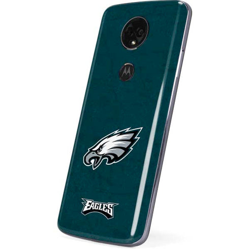 NFL Philadelphia Eagles Distressed Moto E5 Plus Skin