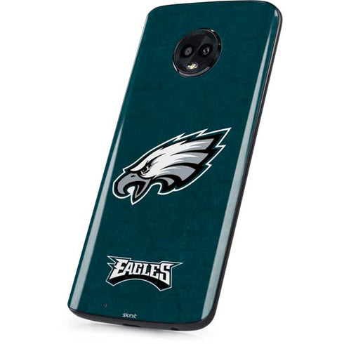 NFL Philadelphia Eagles Distressed Moto G6 Skin