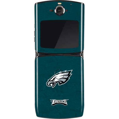 NFL Philadelphia Eagles Distressed Motorola RAZR Skin
