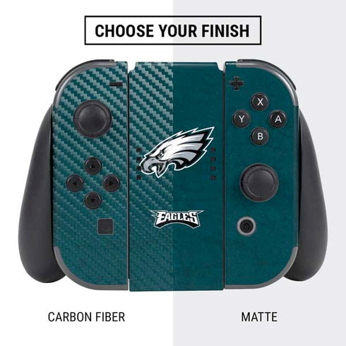 NFL Philadelphia Eagles Distressed Nintendo Switch Bundle Skin
