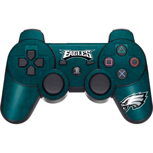NFL Philadelphia Eagles Distressed PS3 Dual Shock wireless controller Skin