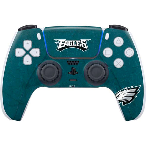 NFL Philadelphia Eagles Distressed PS5 Controller Skin