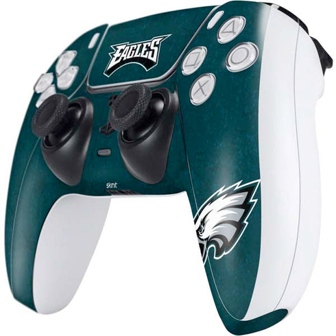 NFL Philadelphia Eagles Distressed PS5 Controller Skin