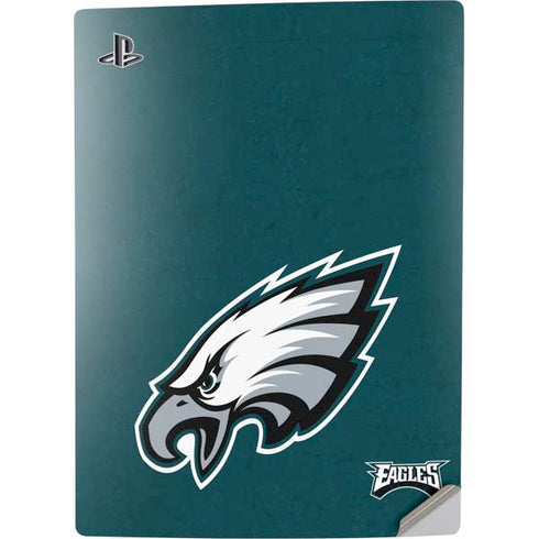 NFL Philadelphia Eagles Distressed PS5 Digital Edition Console Skin
