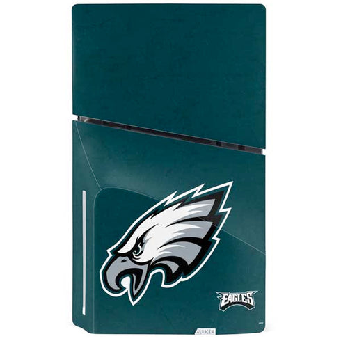 NFL Philadelphia Eagles Distressed PS5 Slim Disk Console Skin