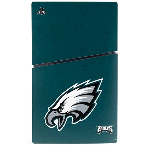 NFL Philadelphia Eagles Distressed PS5 Slim Digital Edition Console Skin