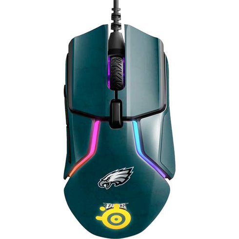 NFL Philadelphia Eagles Distressed SteelSeries Rival 600 Gaming Mouse Skin