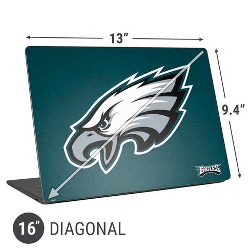 NFL Philadelphia Eagles Distressed Universal Laptop 16in (13 x 9.4in) Skin