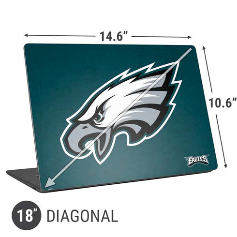 NFL Philadelphia Eagles Distressed Universal Laptop 18in (14.6 x 10.6in) Skin