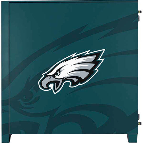 NFL Philadelphia Eagles Double Vision Corsair 4000D Tempered Glass Mid-Tower ATX Case Skin
