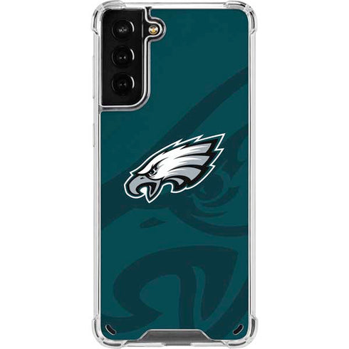 NFL Philadelphia Eagles Double Vision Galaxy S21 Plus 5G Clear Case