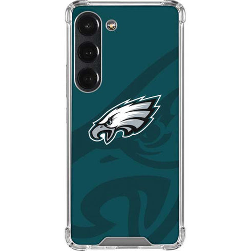 NFL Philadelphia Eagles Double Vision Galaxy S23 Clear Case