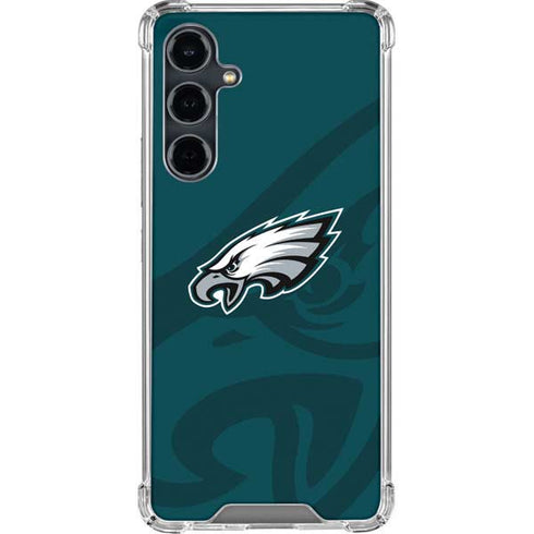NFL Philadelphia Eagles Double Vision Galaxy S23 FE Clear Case