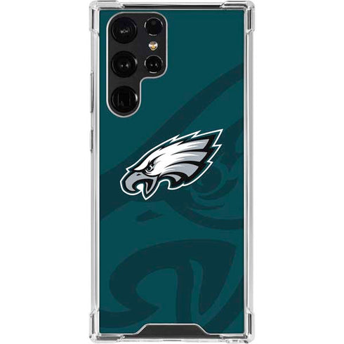 NFL Philadelphia Eagles Double Vision Galaxy S24 Ultra Clear Case