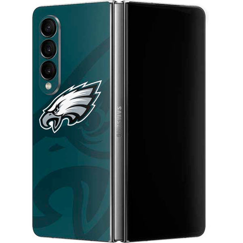 NFL Philadelphia Eagles Double Vision Galaxy Z Fold4 5G Skin