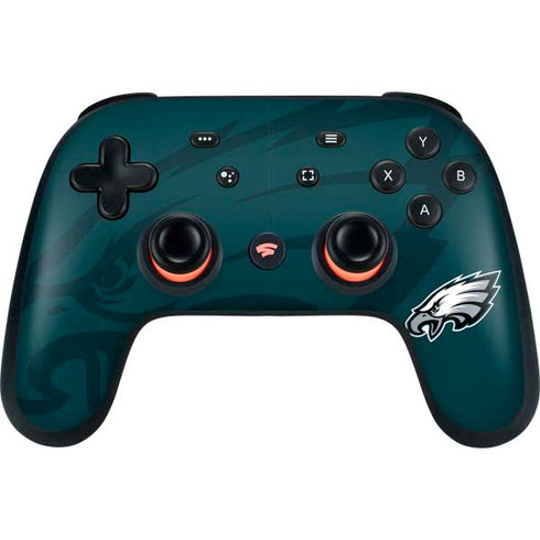 NFL Philadelphia Eagles Double Vision Google Stadia Controller Skin