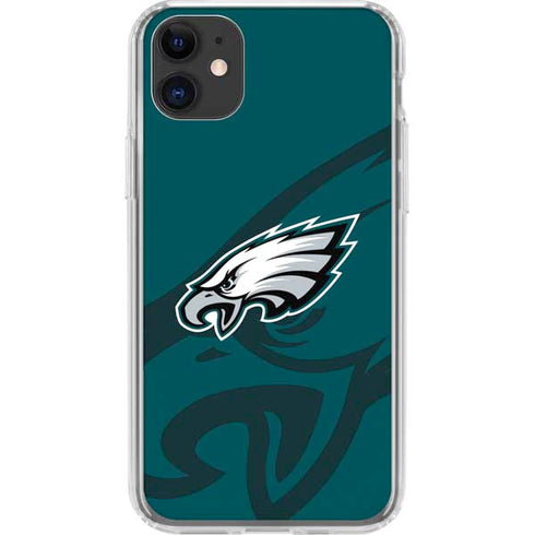 NFL Philadelphia Eagles Double Vision iPhone 11 Clear Case