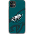 NFL Philadelphia Eagles Double Vision iPhone 11 Clear Case