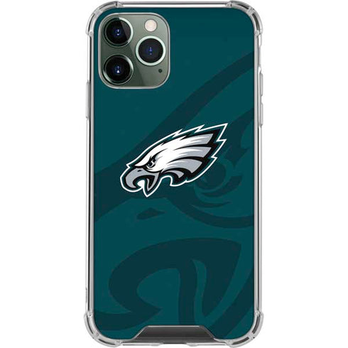 NFL Philadelphia Eagles Double Vision iPhone 11 Pro Max Clear Case
