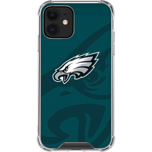 NFL Philadelphia Eagles Double Vision iPhone 12 Clear Case