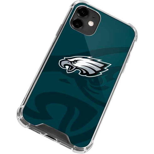 NFL Philadelphia Eagles Double Vision iPhone 12 Mini Clear Case