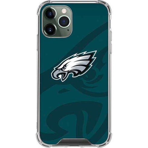 NFL Philadelphia Eagles Double Vision iPhone 12 Pro Clear Case