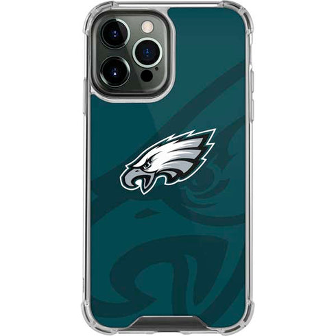 NFL Philadelphia Eagles Double Vision iPhone 15 Pro Max Clear Case