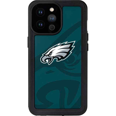 NFL Philadelphia Eagles Double Vision iPhone 14 Pro Max Waterproof Case