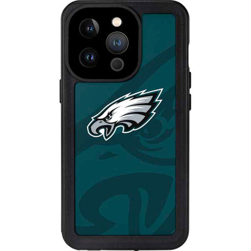 NFL Philadelphia Eagles Double Vision iPhone 14 Pro Waterproof Case