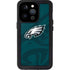 NFL Philadelphia Eagles Double Vision iPhone 14 Pro Waterproof Case
