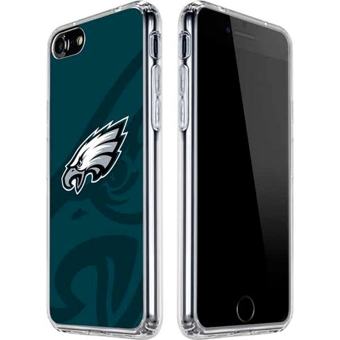 NFL Philadelphia Eagles Double Vision iPhone SE (2nd & 3rd Gen) Clear Case