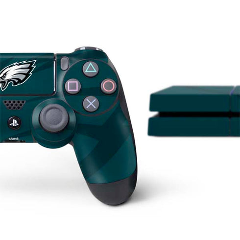 NFL Philadelphia Eagles Double Vision PS4 Console and Controller Bundle Skin