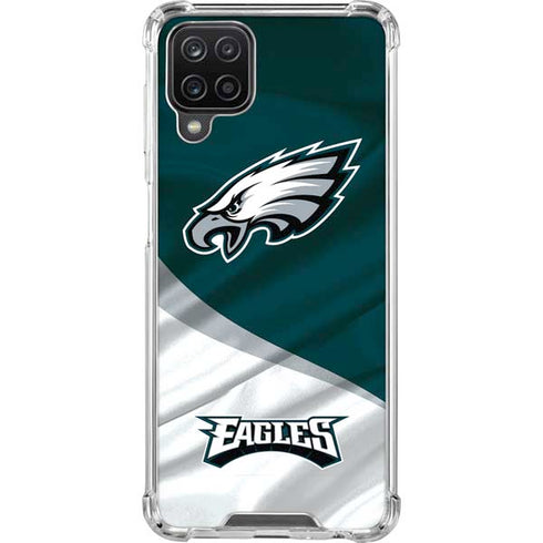 NFL Philadelphia Eagles Galaxy A12 Clear Case