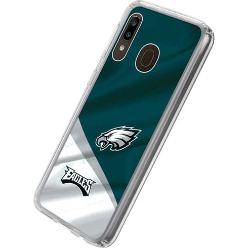 NFL Philadelphia Eagles Galaxy A20 Clear Case