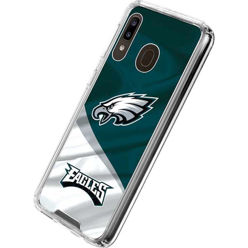 NFL Philadelphia Eagles Galaxy A30 Clear Case
