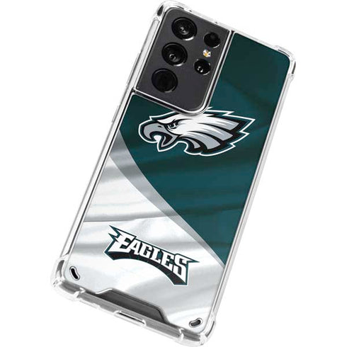 NFL Philadelphia Eagles Galaxy S21 Ultra 5G Clear Case