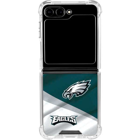 NFL Philadelphia Eagles Galaxy Z Flip5 5G Clear Case