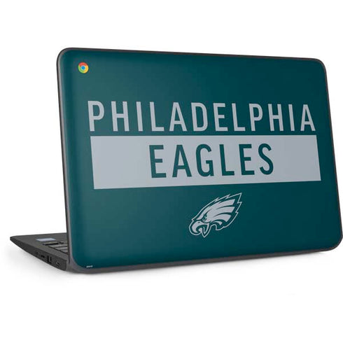 NFL Philadelphia Eagles Green Performance Series HP Chromebook Skin