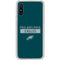 NFL Philadelphia Eagles Green Performance Series Galaxy A10e Clear Case