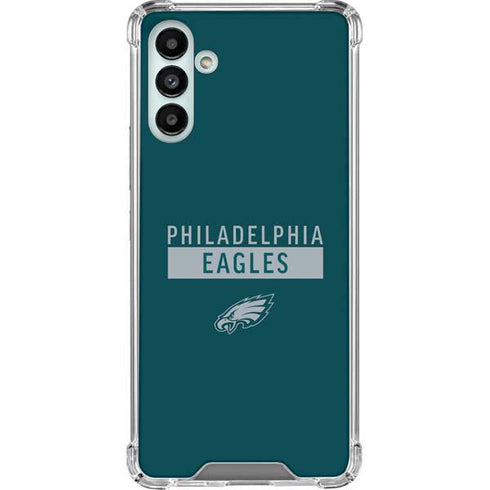 NFL Philadelphia Eagles Green Performance Series Galaxy A13 5G Clear Case