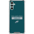 NFL Philadelphia Eagles Green Performance Series Galaxy A13 5G Clear Case