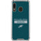 NFL Philadelphia Eagles Green Performance Series Galaxy A30 Clear Case