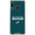 NFL Philadelphia Eagles Green Performance Series Galaxy A30 Clear Case