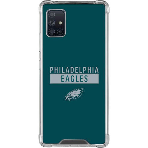 NFL Philadelphia Eagles Green Performance Series Galaxy A51 5G Clear Case