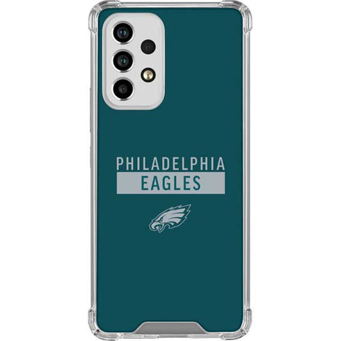 NFL Philadelphia Eagles Green Performance Series Galaxy A53 5G Clear Case