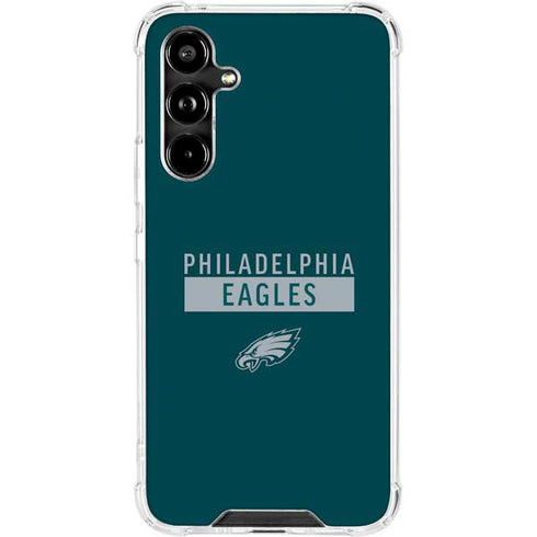 NFL Philadelphia Eagles Green Performance Series Galaxy A54 5G Clear Case