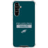 NFL Philadelphia Eagles Green Performance Series Galaxy A54 5G Clear Case