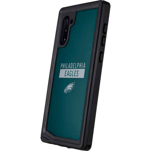 NFL Philadelphia Eagles Green Performance Series Galaxy Note 10 Waterproof Case