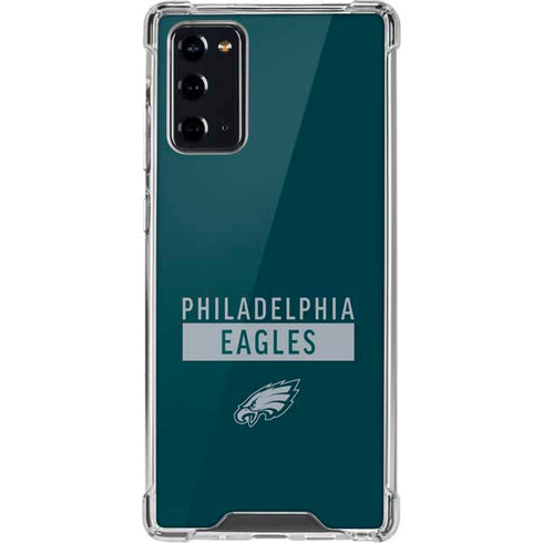 NFL Philadelphia Eagles Green Performance Series Galaxy Note20 5G Clear Case